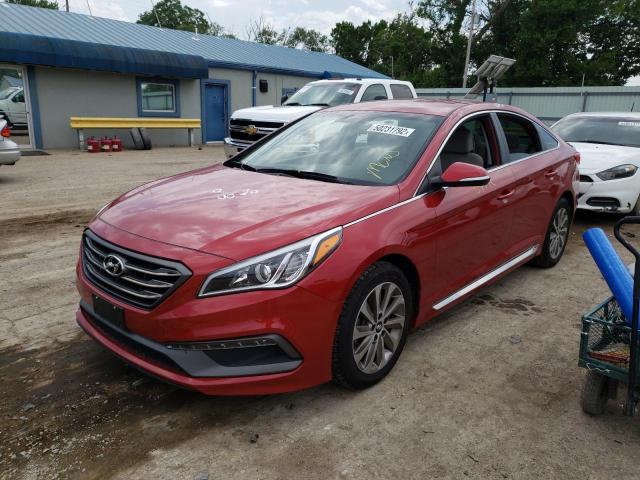 Photo 2 from auction – 2017 HYUNDAI SONATA SPO with VIN 5NPE34AF6HH501223