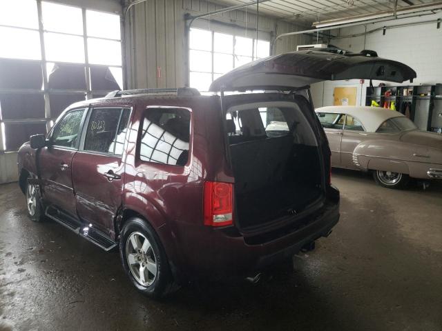 Photo 3 from auction – 2011 HONDA PILOT EXL with VIN 5FNYF4H54BB051093