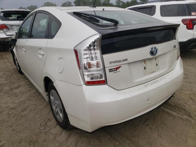 Photo 3 from auction – 2010 TOYOTA PRIUS with VIN JTDKN3DU5A1017526