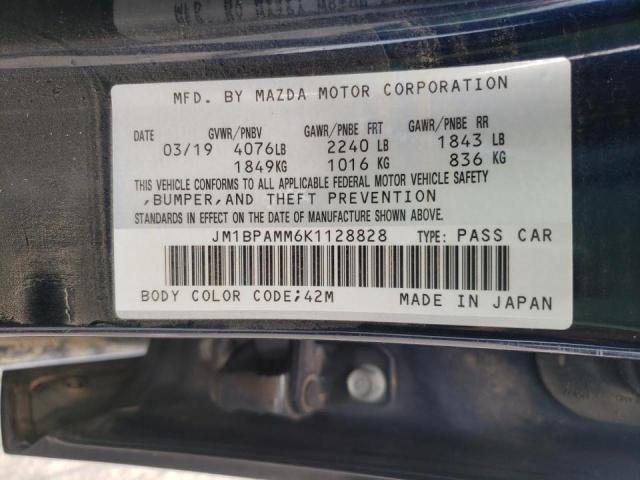 Photo 10 from auction – 2019 MAZDA 3 PREFERRE with VIN JM1BPAMM6K1128828