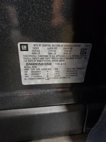 Photo 10 from auction – 2018 CHEVROLET EQUINOX LS with VIN 2GNAXHEV5J6122548