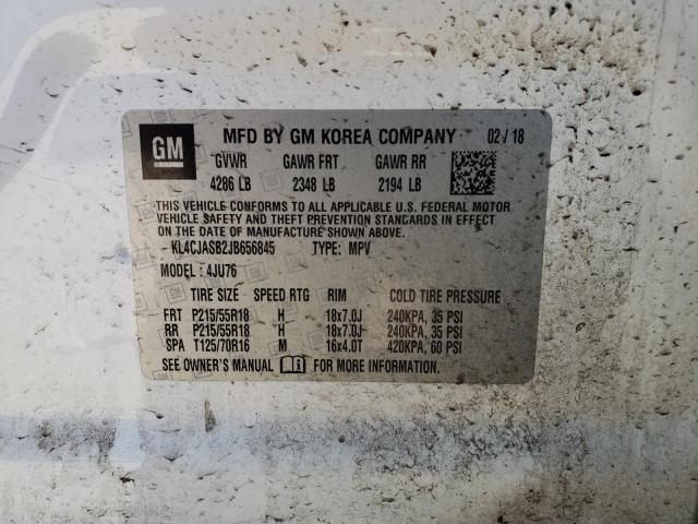Photo 10 from auction – 2018 BUICK ENCORE PRE with VIN KL4CJASB2JB656845