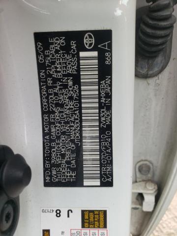 Photo 10 from auction – 2010 TOYOTA PRIUS with VIN JTDKN3DU5A1017526