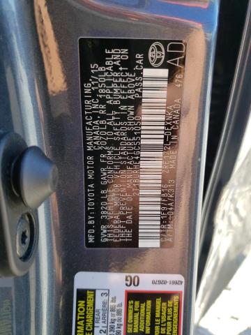 Photo 10 from auction – 2016 TOYOTA COROLLA L with VIN 2T1BURHE4GC551050