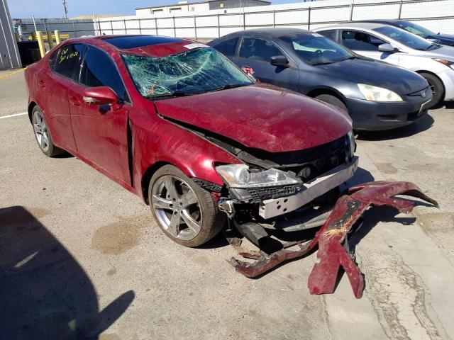 LEXUS IS 250 2012 with VIN JTHBF5C21C5182086 - Photo from auction