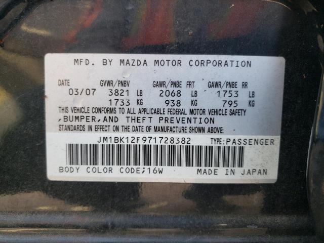Photo 10 from auction – 2007 MAZDA 3 I with VIN JM1BK12F971728382
