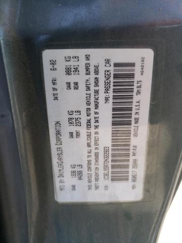 Photo 10 from auction – 2002 CHRYSLER SEBRING LX with VIN 1C3EL55R72N322923