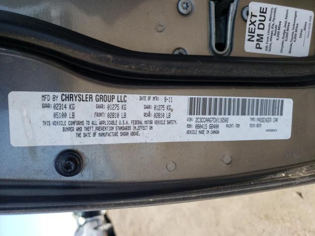 Photo 10 from auction – 2012 CHRYSLER 300 with VIN 2C3CCAAG7CH116502