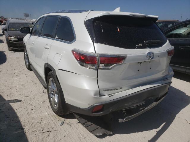 Photo 3 from auction – 2015 TOYOTA HIGHLANDER with VIN 5TDYKRFH0FS044410