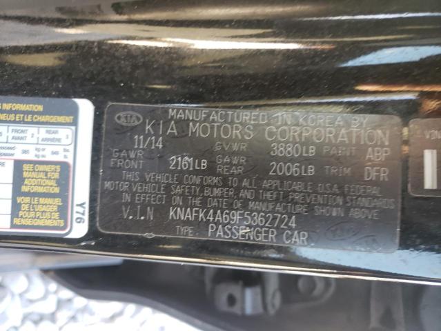 Photo 10 from auction – 2015 KIA FORTE LX with VIN KNAFK4A69F5362724