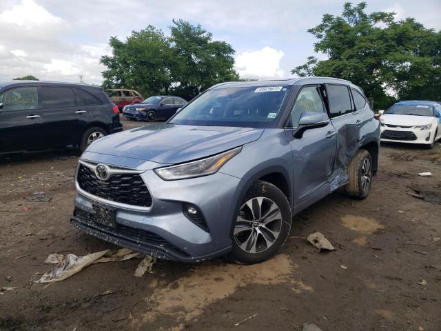 Photo 2 from auction – 2021 TOYOTA HIGHLANDER with VIN 5TDGZRBH1MS148480