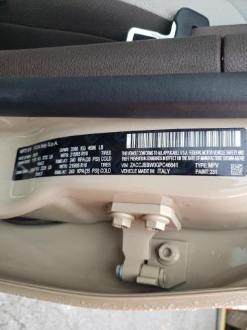 Photo 10 from auction – 2016 JEEP RENEGADE L with VIN ZACCJBBW0GPC46641