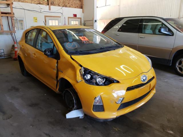 TOYOTA PRIUS C 2014 with VIN JTDKDTB38E1069722 - Photo from auction