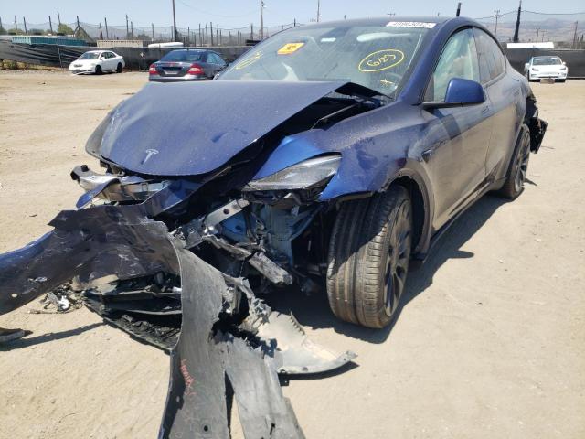 Photo 2 from auction – 2021 TESLA MODEL Y with VIN 5YJYGDEF5MF134075