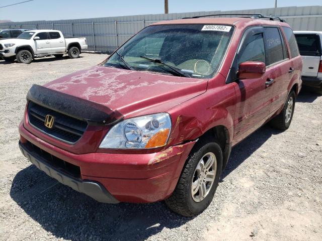 Photo 2 from auction – 2004 HONDA PILOT EX with VIN 2HKYF18494H545508