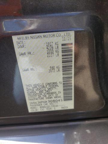 Photo 10 from auction – 2016 NISSAN ALTIMA 2.5 with VIN 1N4AL3APXGN308045
