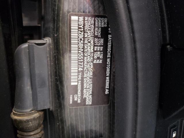 Photo 10 from auction – 2017 BMW I3 REX with VIN WBY1Z8C58HV551774