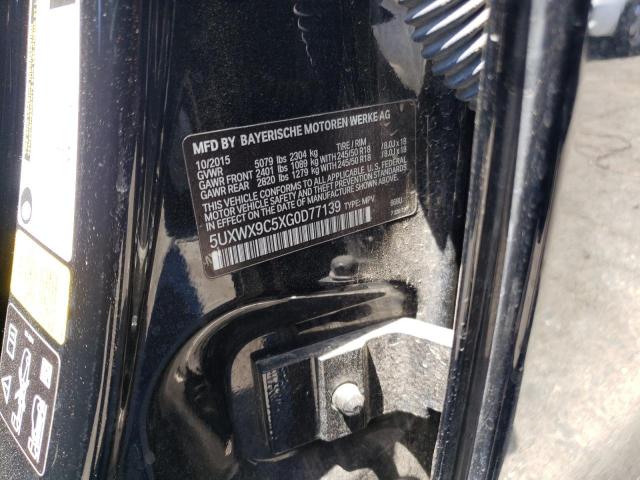 Photo 10 from auction – 2016 BMW X3 XDRIVE2 with VIN 5UXWX9C5XG0D77139