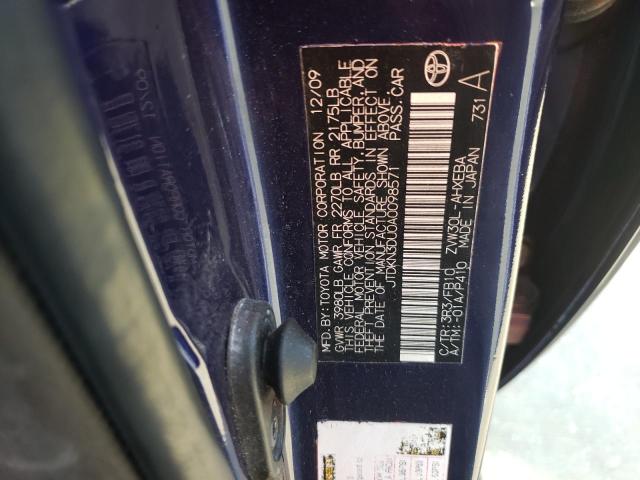 Zdjęcie 10 z aukcji – 2010 TOYOTA PRIUS z VIN JTDKN3DU0A0098571