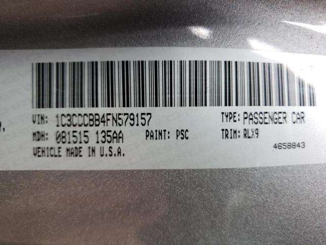 Photo 10 from auction – 2015 CHRYSLER 200 S with VIN 1C3CCCBB4FN579157
