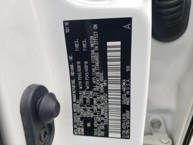 Foto 10 de la subasta – 2016 TOYOTA HIGHLANDER con VIN 5TDJKRFH3GS349757
