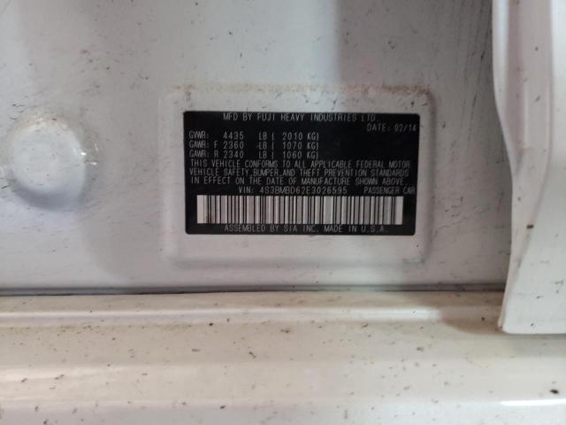 Foto 10 de la subasta – 2014 SUBARU LEGACY 2.5 con VIN 4S3BMBD62E3026595