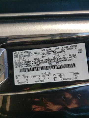 Photo 10 from auction – 2013 FORD ESCAPE SE with VIN 1FMCU0G97DUC69077