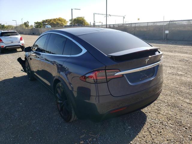Photo 3 from auction – 2020 TESLA MODEL X with VIN 5YJXCAE20LF248180