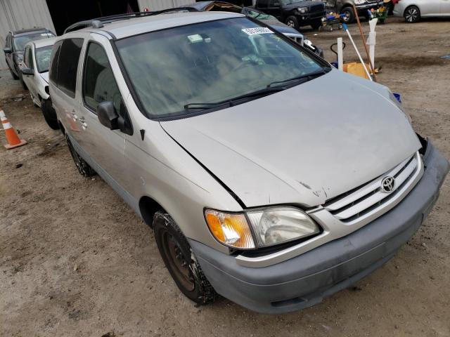TOYOTA SIENNA LE 2003 with VIN 4T3ZF13C33U537916 - Photo from auction