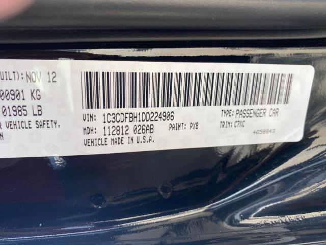 Photo 10 from auction – 2013 DODGE DART SXT with VIN 1C3CDFBH1DD224906
