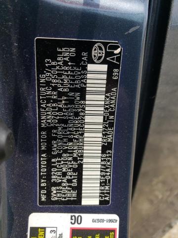 Photo 10 from auction – 2014 TOYOTA COROLLA L with VIN 2T1BURHE1EC028758