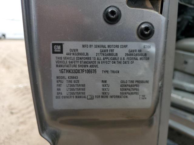 Photo 10 from auction – 2007 GMC NEW SIERRA with VIN 1GTHK33DX7F106976