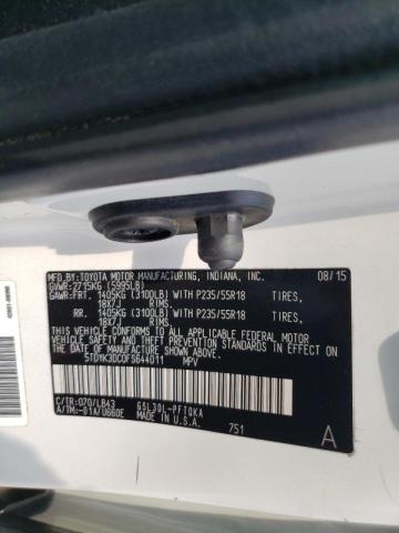Photo 10 from auction – 2015 TOYOTA SIENNA XLE with VIN 5TDYK3DC0FS644011