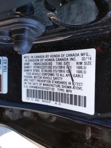 Photo 10 from auction – 2014 HONDA CR-V LX with VIN 2HKRM3H33EH527133
