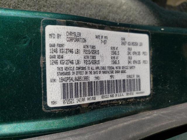 Photo 10 from auction – 1998 DODGE GRAND CARA with VIN 1B4GP54L0WB513951