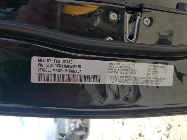 Photo 10 from auction – 2021 DODGE CHARGER SC with VIN 2C3CDXGJ1MH640975