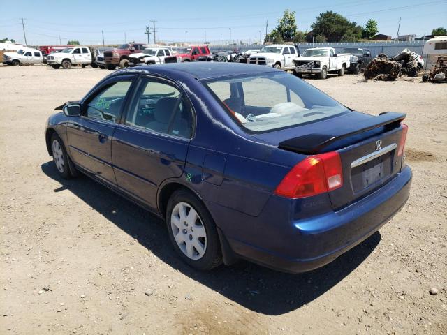Photo 3 from auction – 2001 HONDA CIVIC EX with VIN JHMES25701S000828