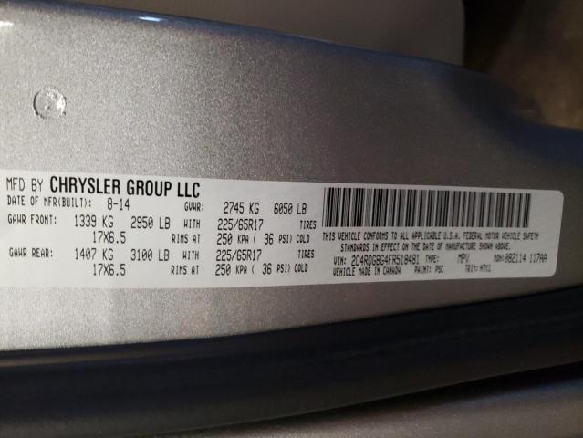 Photo 10 from auction – 2015 DODGE GRAND CARA with VIN 2C4RDGBG4FR518481
