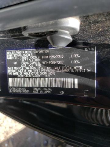 Photo 10 from auction – 2016 TOYOTA 4RUNNER SR with VIN JTEBU5JR7G5367624
