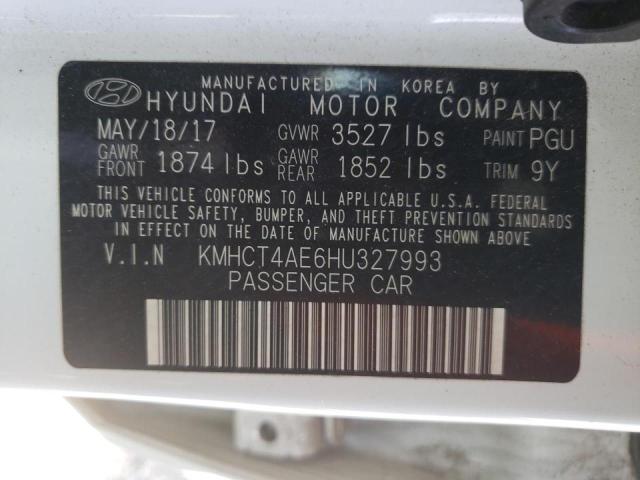 Photo 10 from auction – 2017 HYUNDAI ACCENT SE with VIN KMHCT4AE6HU327993