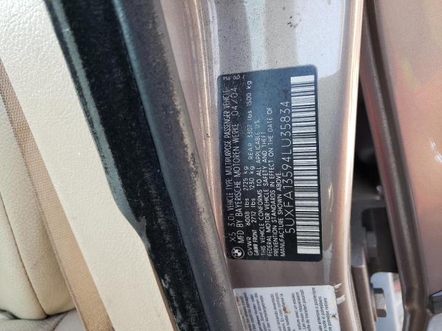 Photo 10 from auction – 2004 BMW X5 3.0I with VIN 5UXFA13594LU35834