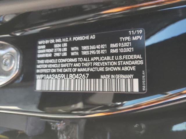 Photo 10 from auction – 2020 PORSCHE MACAN with VIN WP1AA2A59LLB04267