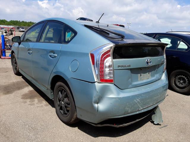 Zdjęcie 3 z aukcji – 2013 TOYOTA PRIUS z VIN JTDKN3DU2D1730646