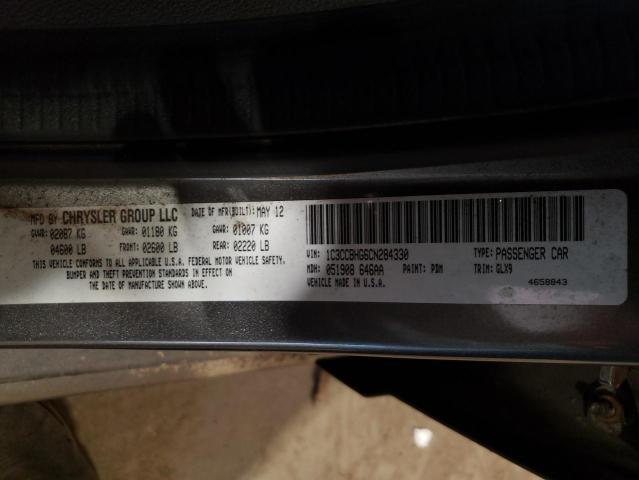 Photo 10 from auction – 2012 CHRYSLER 200 S with VIN 1C3CCBHG6CN284330