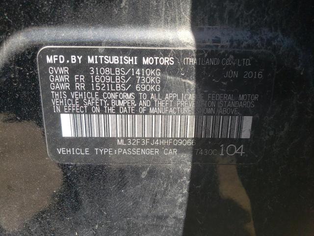 Photo 10 from auction – 2017 MITSUBISHI MIRAGE G4 with VIN ML32F3FJ4HHF09066