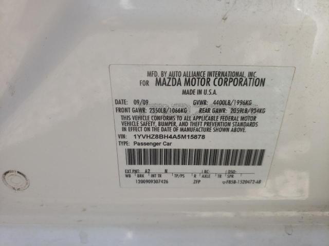 Photo 10 from auction – 2010 MAZDA 6 I with VIN 1YVHZ8BH4A5M15878