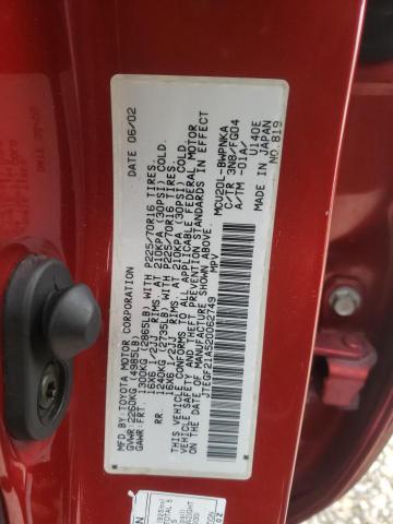 Photo 10 from auction – 2002 TOYOTA HIGHLANDER with VIN JTEGF21A520062749