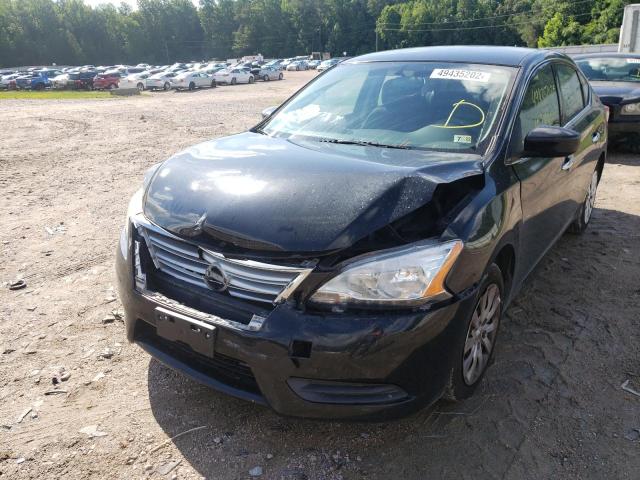Photo 2 from auction – 2014 NISSAN SENTRA S with VIN 3N1AB7AP7EY202501