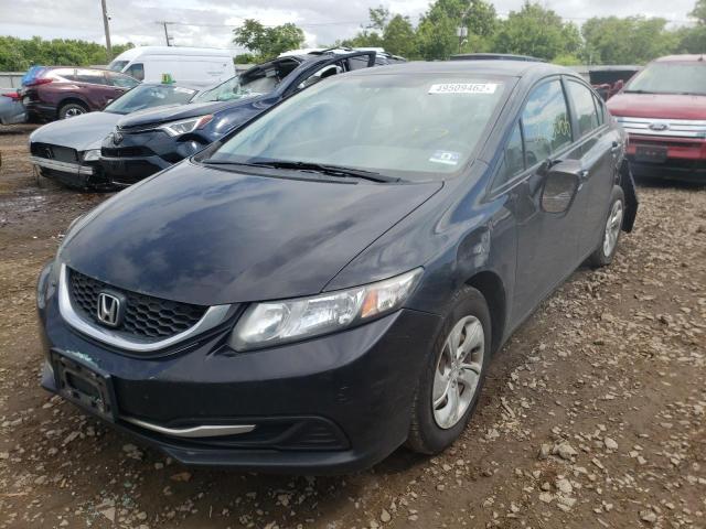 Photo 2 from auction – 2014 HONDA CIVIC LX with VIN 19XFB2F54EE238435