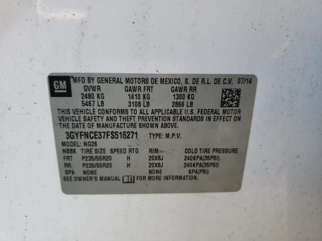 Photo 10 from auction – 2015 CADILLAC SRX PERFOR with VIN 3GYFNCE37FS516271